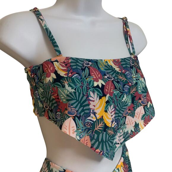 NWT! B.SWIM Tropicalia 2-Piece Bikini Womens Size M - Picture 5 of 16